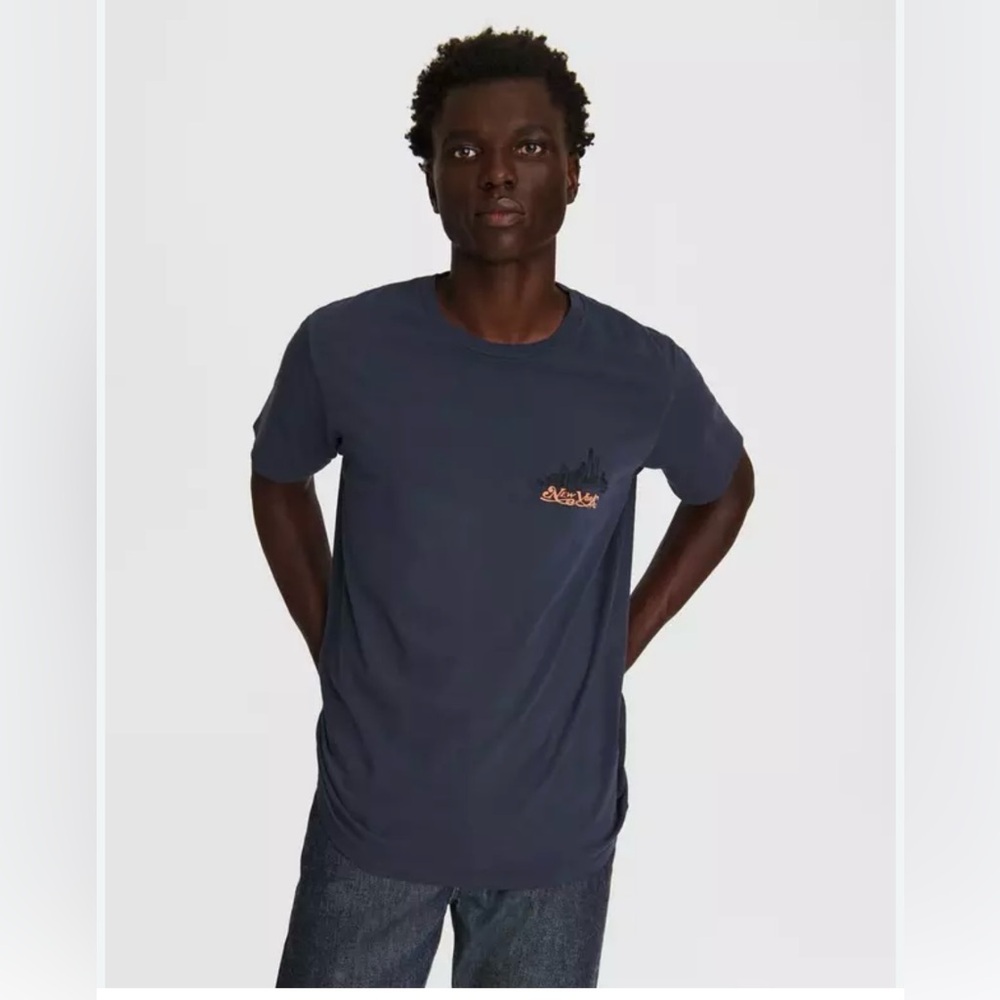 Rag & bone New York skyline cotton Tee. Size M